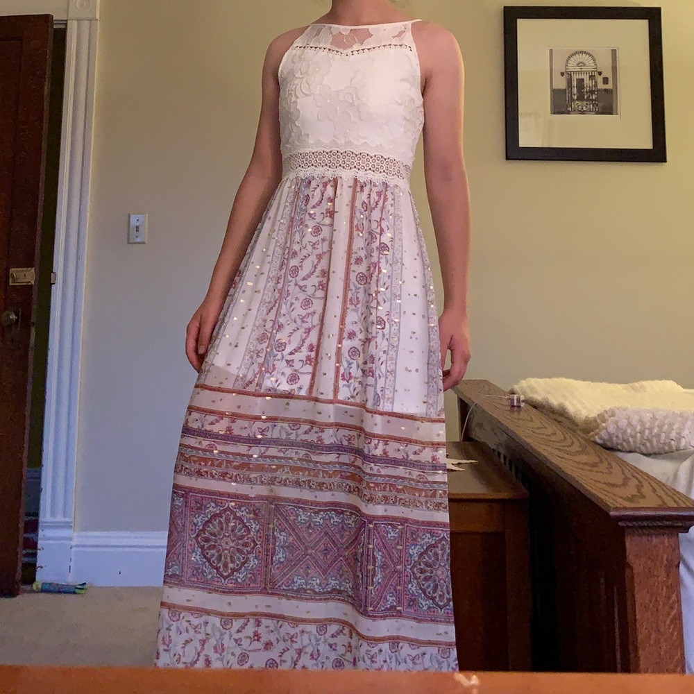Girls long formal dress